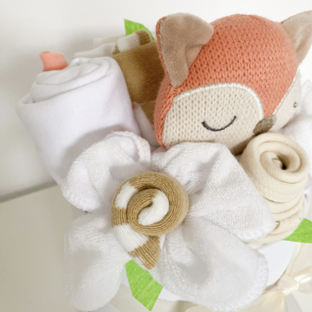 Cadou Nou-Născut Băiat – Set 11 Piese cu Jucărie Zornăitoare Vulpe [3]