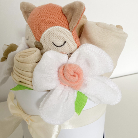 Cadou Nou-Născut Băiat – Set 11 Piese cu Jucărie Zornăitoare Vulpe [2]