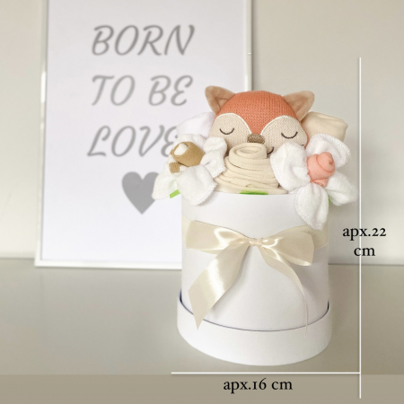 Cadou Nou-Născut Băiat – Set 11 Piese cu Jucărie Zornăitoare Vulpe [5]