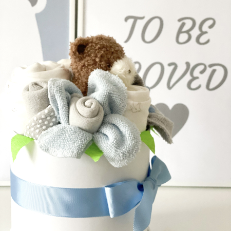Cutie cadou nou-născut băiat – set 8 piese utile și delicate [1]