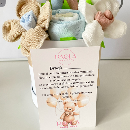 Set cadou nou-născut băiețel 12 piese – Colecția Pure Baby [5]