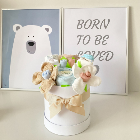 Set cadou nou-născut băiețel 12 piese – Colecția Pure Baby [1]
