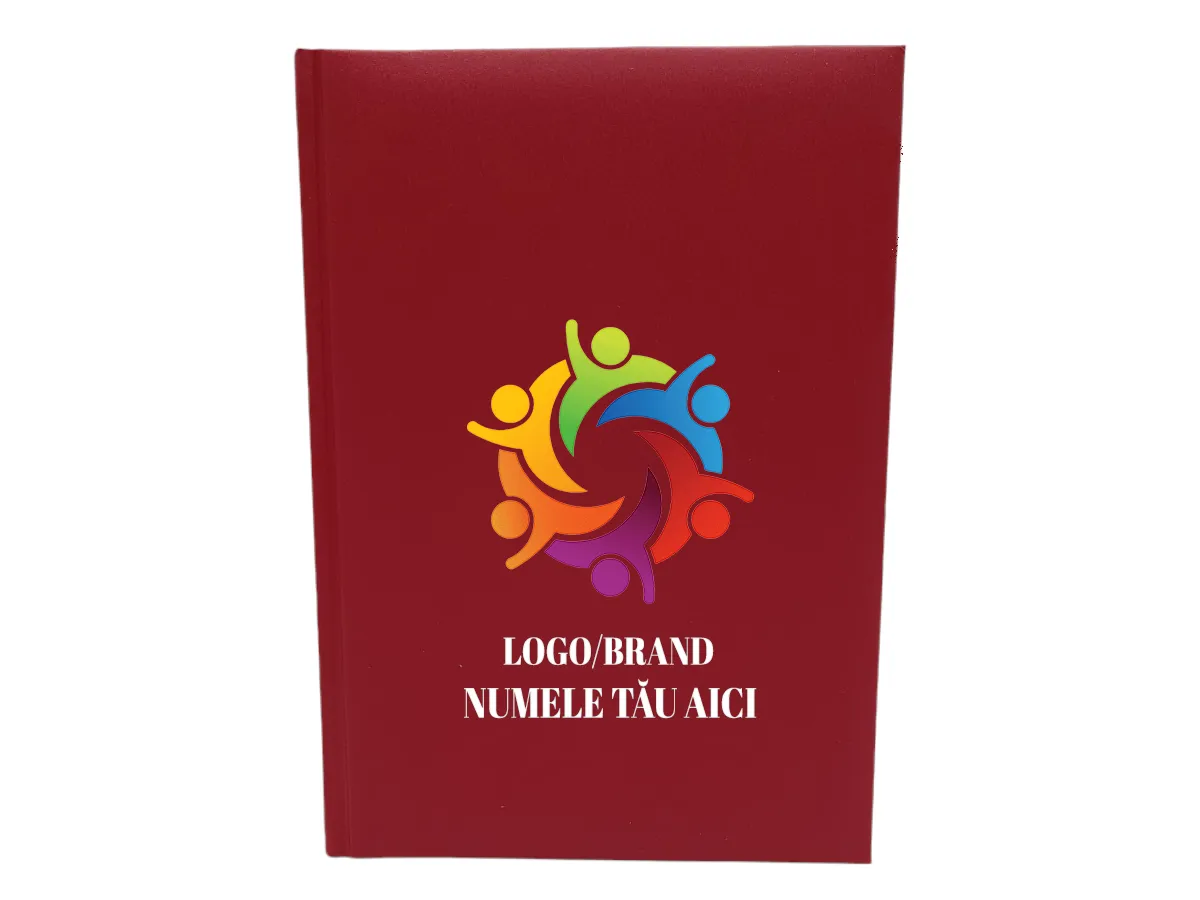 Agenda Nedatata A5 Personalizata Rosu [1]
