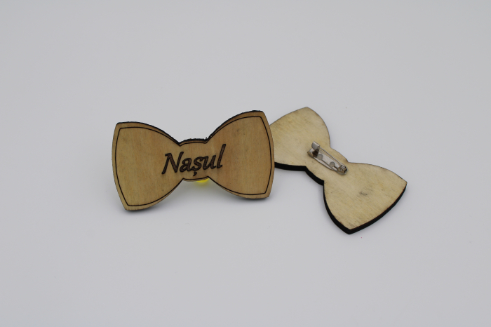 Cocarde papion lemn - Nas [1]