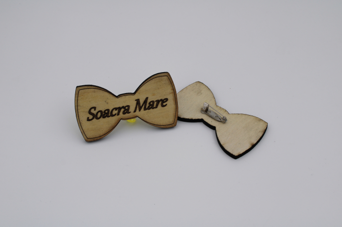 Cocarde papion lemn - Soacra Mare [1]