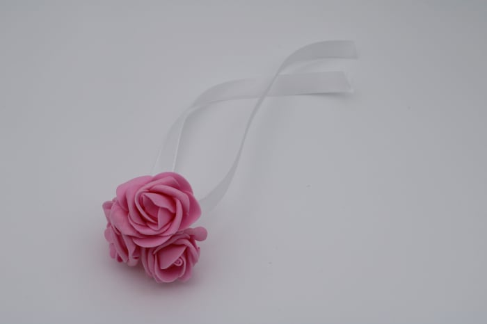 Bratara nunta floare roz [1]