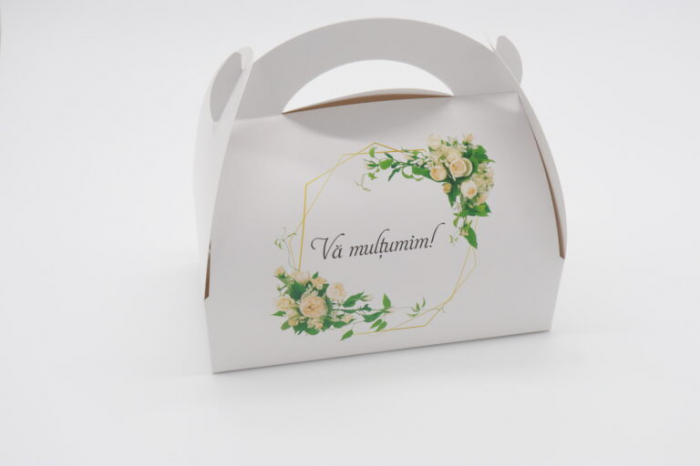 Cutii de Prajituri de 500g, cod K51407-roses [2]