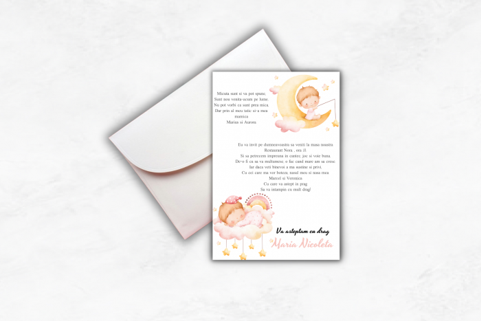 Invitatie Botez: Pink Dream [2]