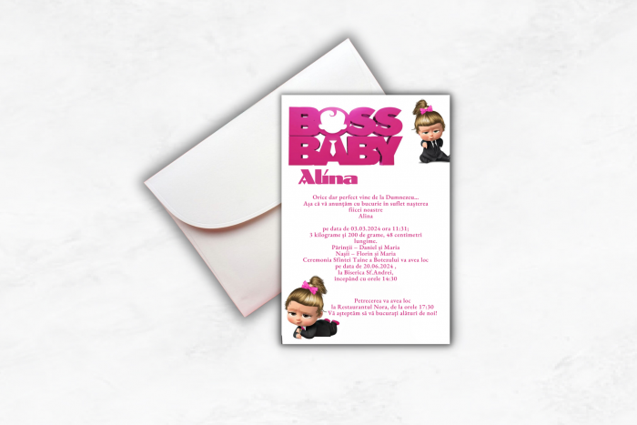 Invitatie Botez: Girl Boss [2]