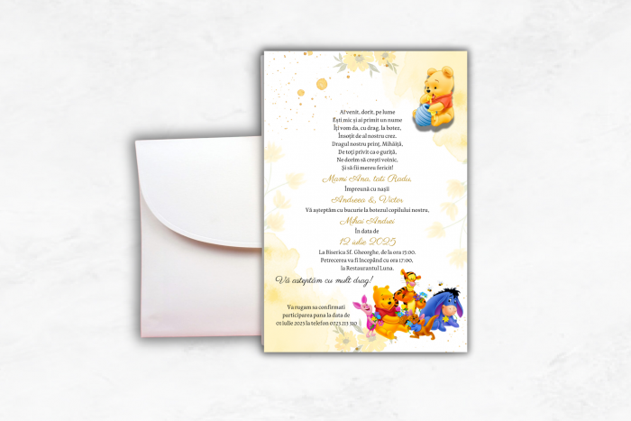 Invitatie Botez: Winnie The Pooh [1]