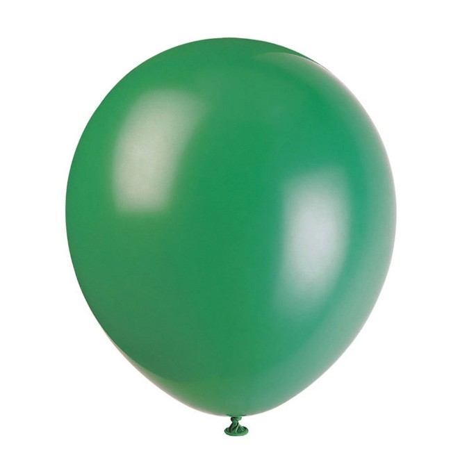 Set 10 Baloane din Latex, 30 cm, Verde Diferite Nuante, 2.8 g [5]