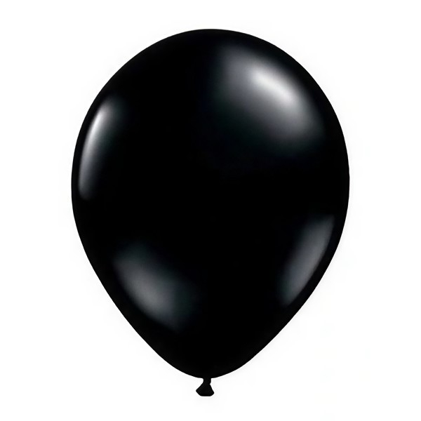 Set 10 Baloane din Latex, Model Party Confetti, 5 x Confetti, 5 x Negru, 25 cm, 2.2g [5]