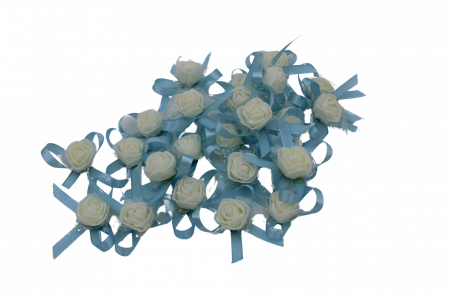 Cocarde - Cocarde trandafir albastru deschis