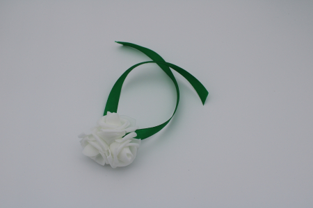 Corsaje - Bratara nunta satin verde