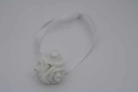 Corsaje - Bratara nunta floare alba