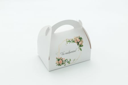 Cutii de prajituri - Cutii de Prajituri de 200g, Roses