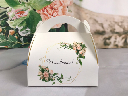 Cutii de Prajituri de 200g, Roses [1]