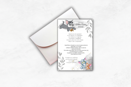 Invitatie Botez: Tom & Jerry [1]