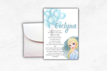 Invitatii de botez - Invitatie Botez: Elsa
