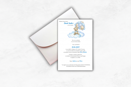 Invitatie Botez: Blue Bear [1]