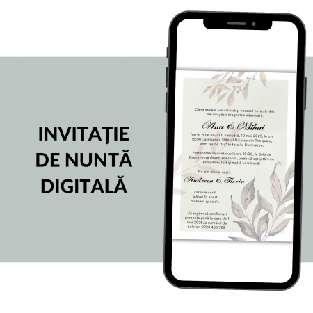 Invitatii nunta digitale - Invitatie Nunta Digitala 2388MB