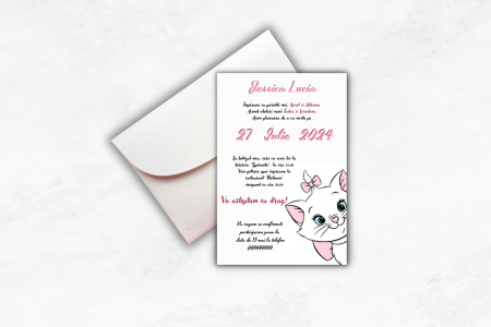 Invitatie Botez: Marie Cat [1]
