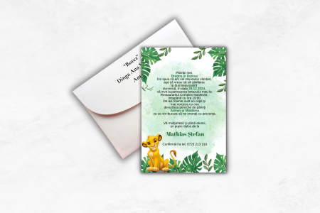 Invitatie Botez: Lion King [1]