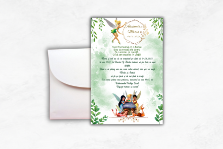Invitatii de botez - Invitatie Botez: Thinkerbell