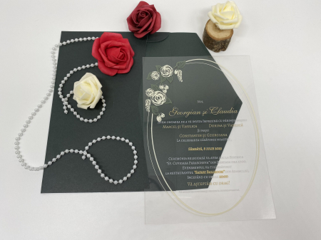 Nuntă - Invitatii de nunta Plexiglas 9213ek