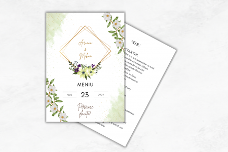 Meniuri personalizate - Meniuri eveniment - Model 05