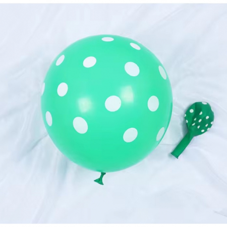 Set 10 Baloane din Latex, Model Party Buline, 2x Albastru, 2x Verde, 2x Mov, 2x Roz, 2x Rosu, 23 cm, 1.4g [4]