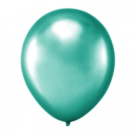 Set 10 Baloane din Latex, Model Party Confetti, 5 x Confetti, 5 x Turcoaz, 25 cm, 2.2g [2]