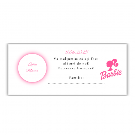 Plicuri de dar - Plicuri de bani - Barbie