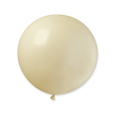 Set 2 Baloane din Latex, Model Party Jumbo, 90 cm, Alb si Bej, 35 g [2]