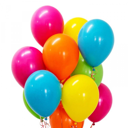 Set 25 Baloane din Latex, Paperla - petrecere Metalizate, 30 cm, Multicolore, 2.8 g [2]