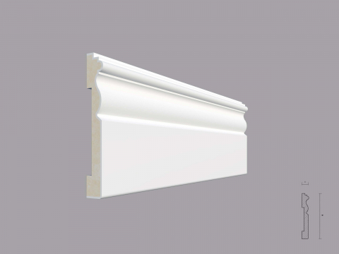 Plinte Poliuretan - plinta-poliuretan-de-interior-pl02-dimensiuni-120-16-5x2000mm