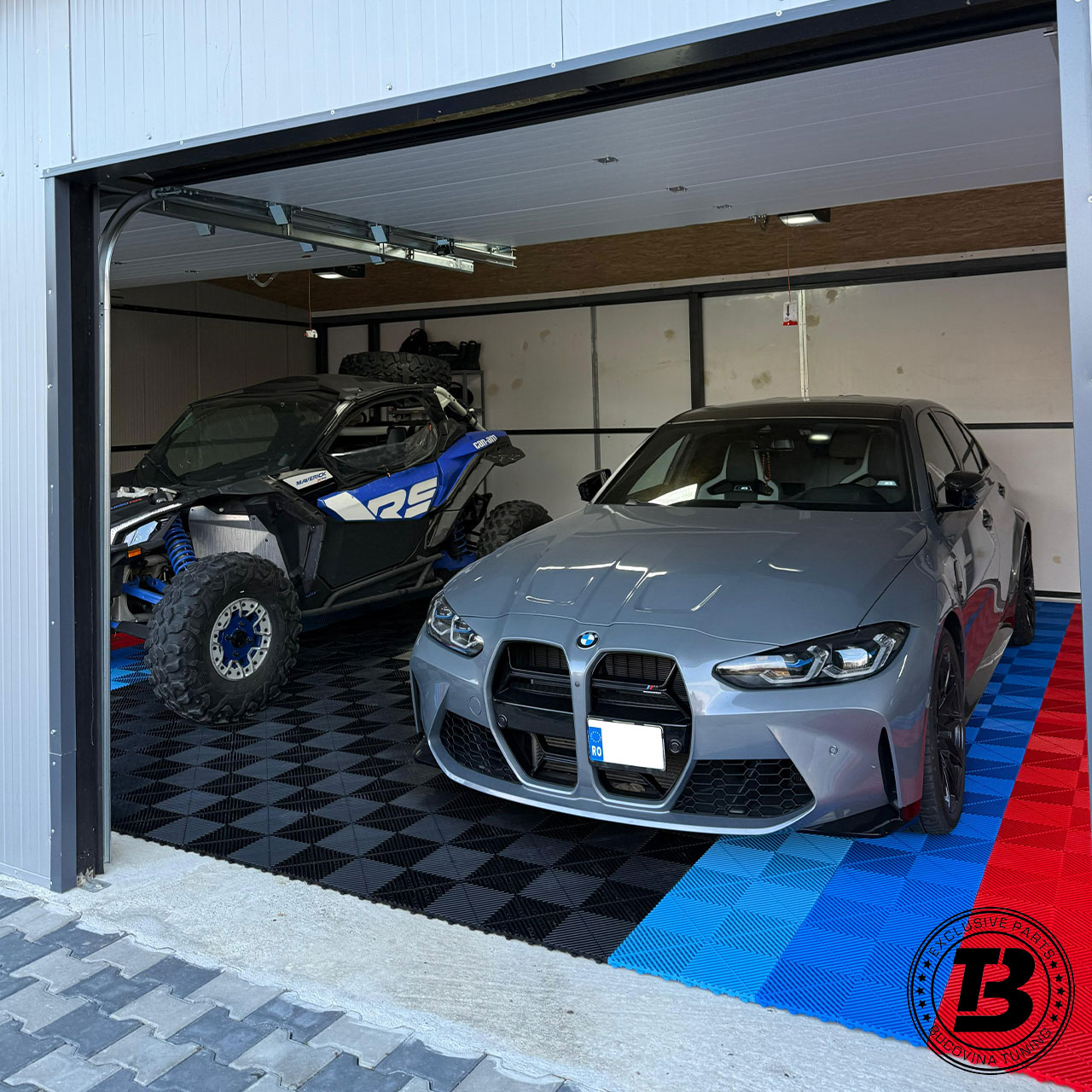 Pardoseala Modulara in culorile M BMW