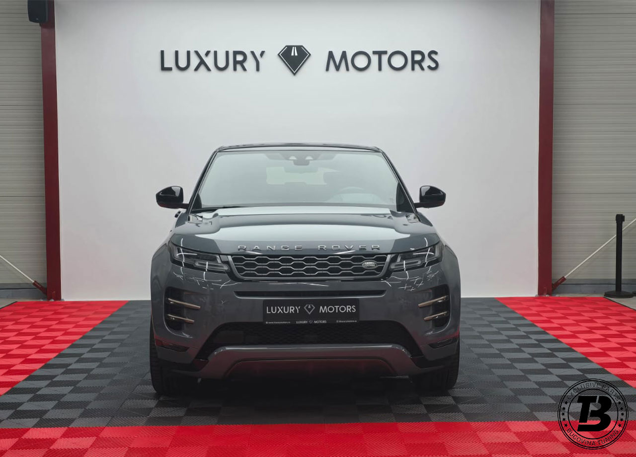 Pardoseala modulara gri antracit cu rosu pentru Luxury Motors!