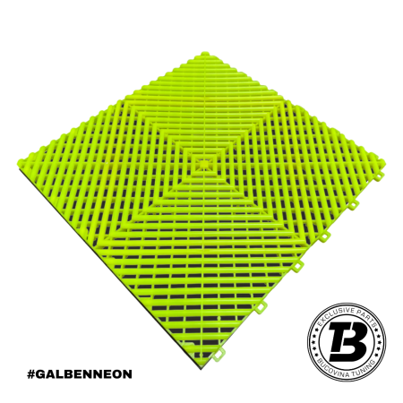 Pardoseală Ventilată - Pardoseală Modulară - Galben Neon