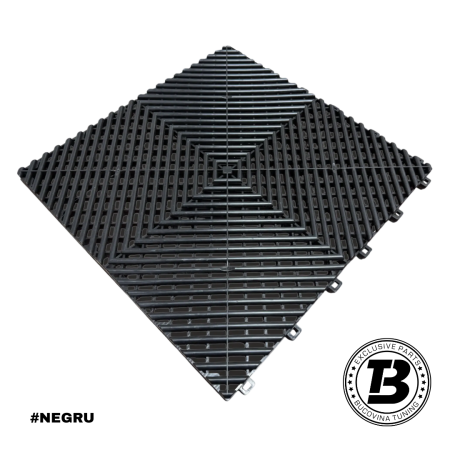 Pardoseală Ventilată - Pardoseală Modulară - Negră