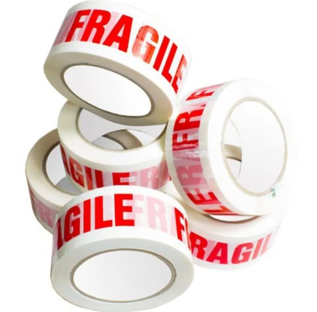 Banda adeziva Fragile, alba, 48 mm x 60 m [1]