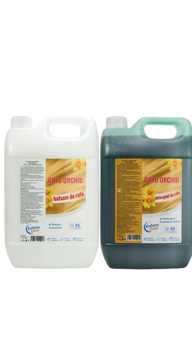 Pachet detergent si balsam rufe GOLD ORCHID 10L [1]