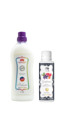 Balsamuri - Pachet 1 balsam 1l si un parfum pentru rufe Gentleman