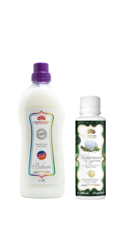Balsamuri - Pachet 1 balsam 1l si un parfum pentru rufe Mediteranean Cypress