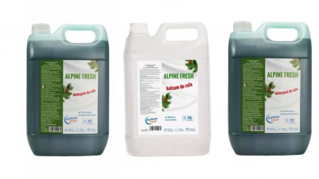 Detergenti pentru rufe - Pachet 2 detergenti + un balsam Alpine Fresh