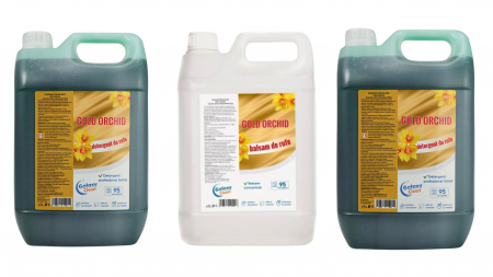 Pachete promotionale - Pachet 2 detergenti + un balsam Gold Orchid