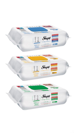 Produse pentru curatenie - PACHET - 3 X Servetele Umede Sleepy Easy Clean Multisuprafete, 100 Buc