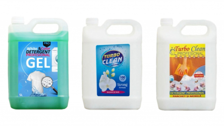 Detergenti pentru parchet - Pachet detergent rufe + balsam rufe + detergent parchet si mobila