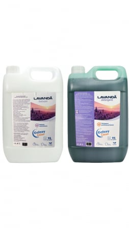 Detergenti pentru rufe - Pachet detergent si balsam 10L Lavanda