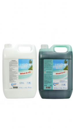 Detergenti pentru rufe - Pachet detergent si balsam LAGUNA BREEZE 10L